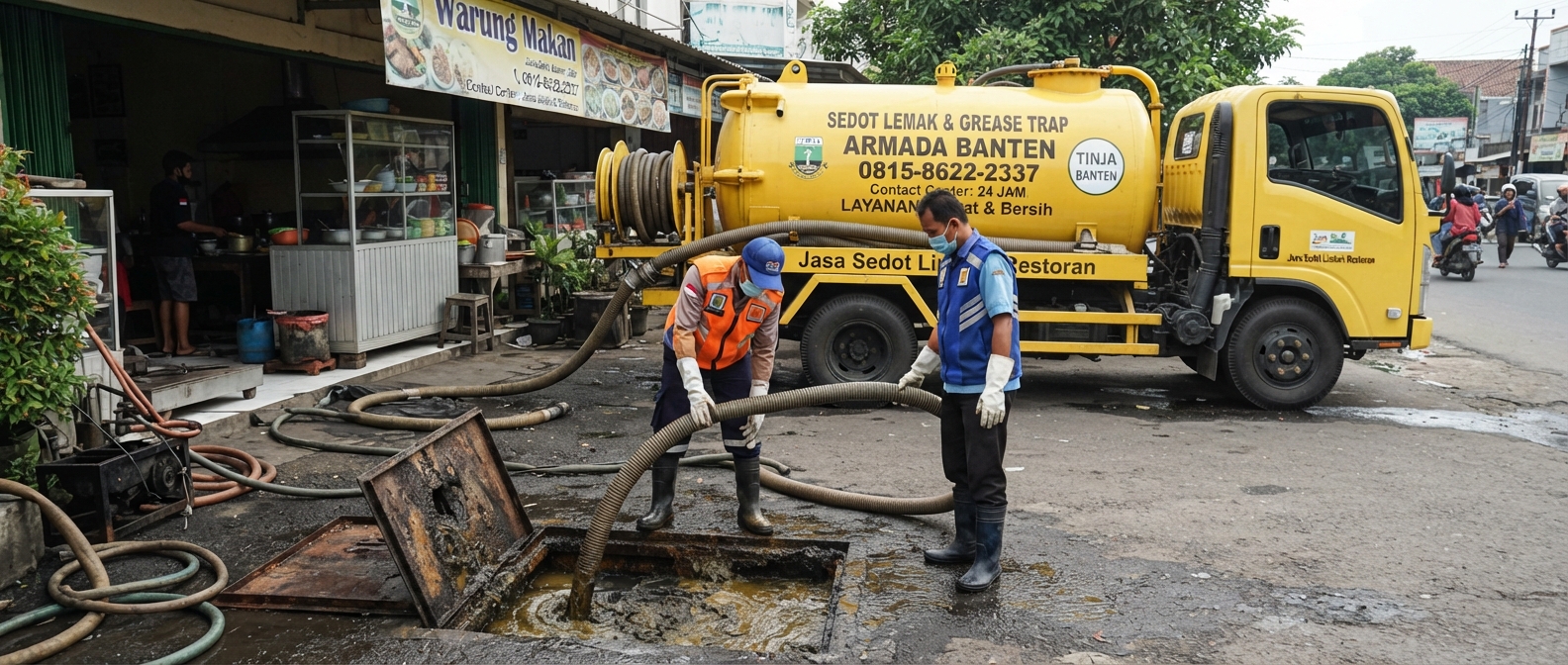 GREASE TRAP DAN SEDOT LEMAK | TINJA BANTEN