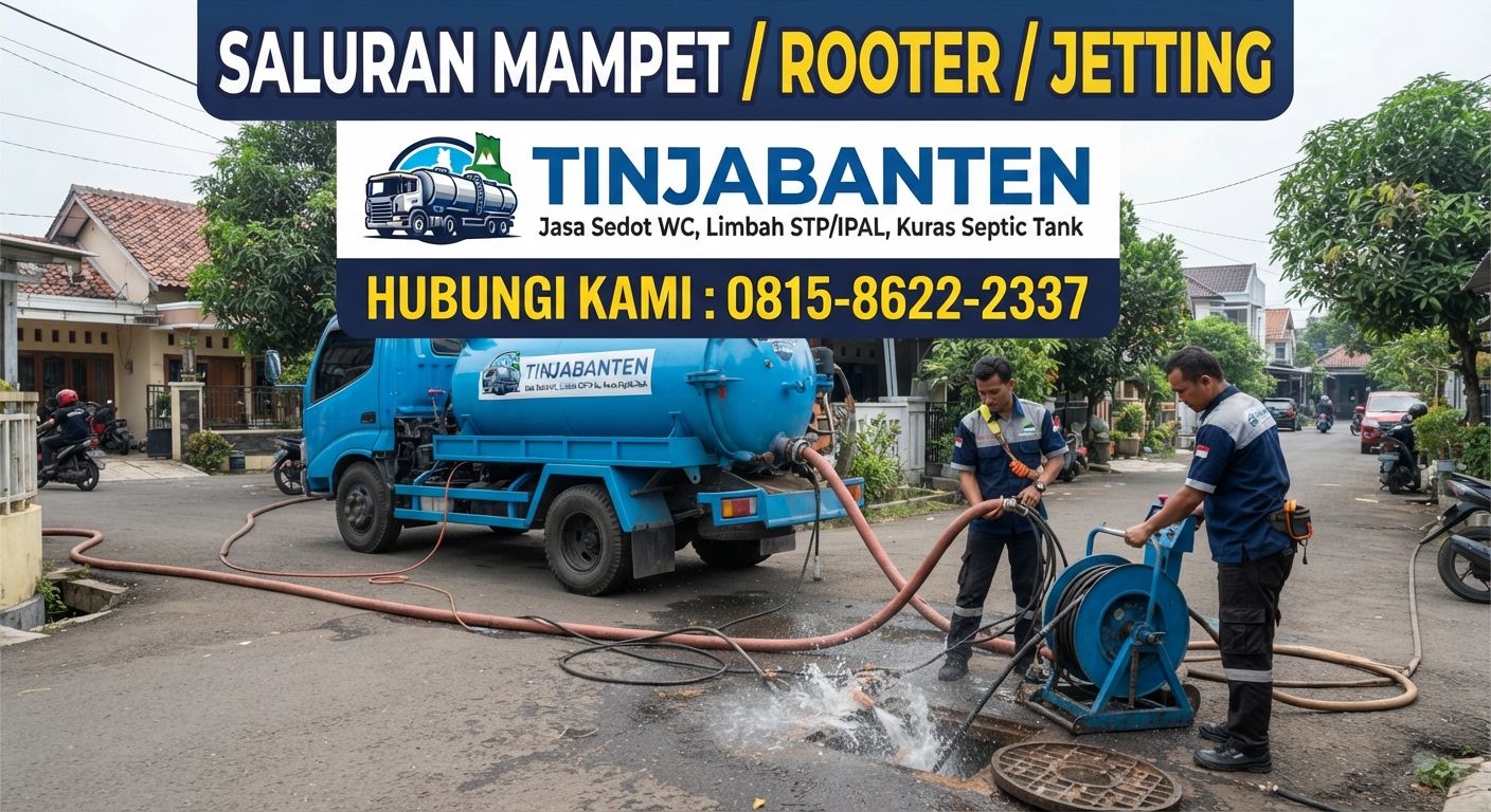 SALURAN MAMPET / ROOTER / JETTING